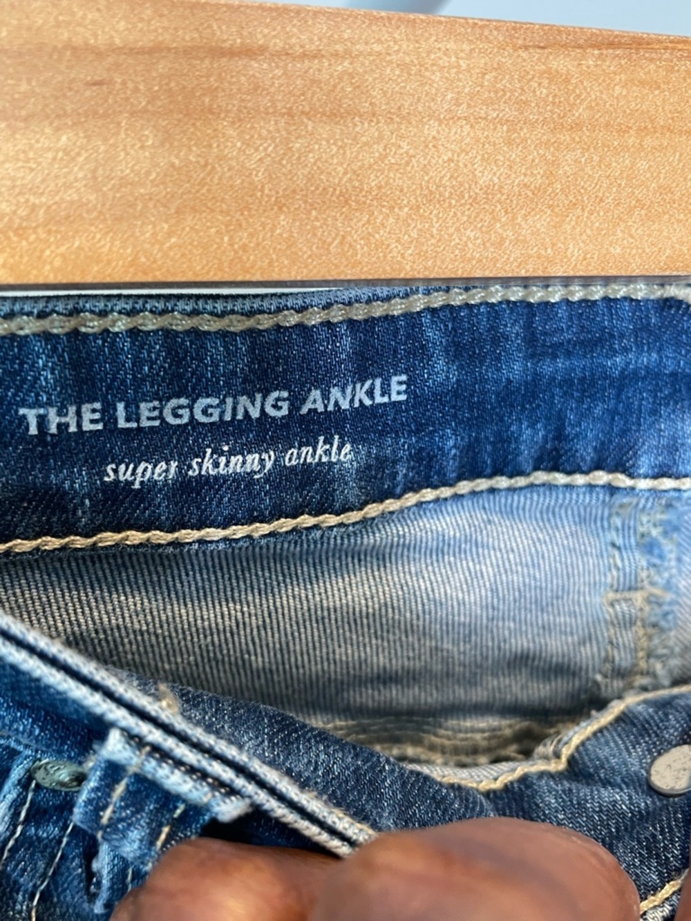 Ag Adriano Goldschmied Skinny Jeans in Dark Blue Wash - Picture 2 of 5